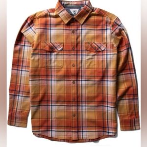 VISSLA NWT Central Coast LS FLANNEL size Large